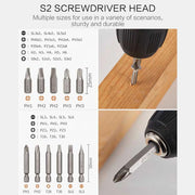 111 Pcs Tool Set Multifunctional Woodworking Tools Twist Drill Batch Screwdriver Woodworking Drill Flat Drill Hole Opener Set