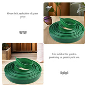 2M Lawn Edging Strip Green Garden Border Fence Outdoor Grass Protection Barrier Landscape Tree Isolation Path Gardening Edge Kit