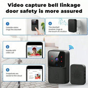 Smart WiFi Wireless doorbell IR night vision visual intercom real-time voice intercom home monitoring doorbell Easy to install