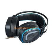 V10 Over Ear USB Corded Gaming Headphones Headsets with Comfortable Protein Leather Ear Cushions Sweatproof Noise Reduce