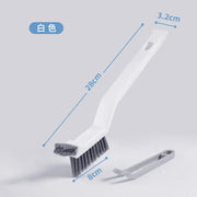 Effective Cleaning Brush for Corners and Gaps - 2-in-1 Multipurpose Bathroom and Floor Tiles Cleaning Brush