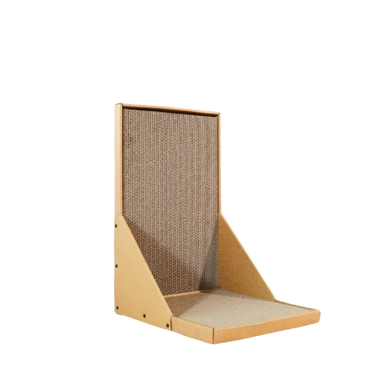 Cat Scratching Post L-shaped Cat scratch Board Wear-resistant Cat Scrapers Furniture Training Grinding Claw Toys Cat Scratcher