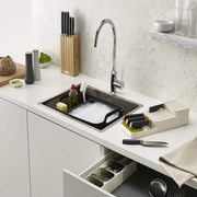 Kitchen Drain Tool Storage Rack Partition Plastic Box Cutlery Storage Tray Block Rack Knife Block Set home Kitchen Accessories