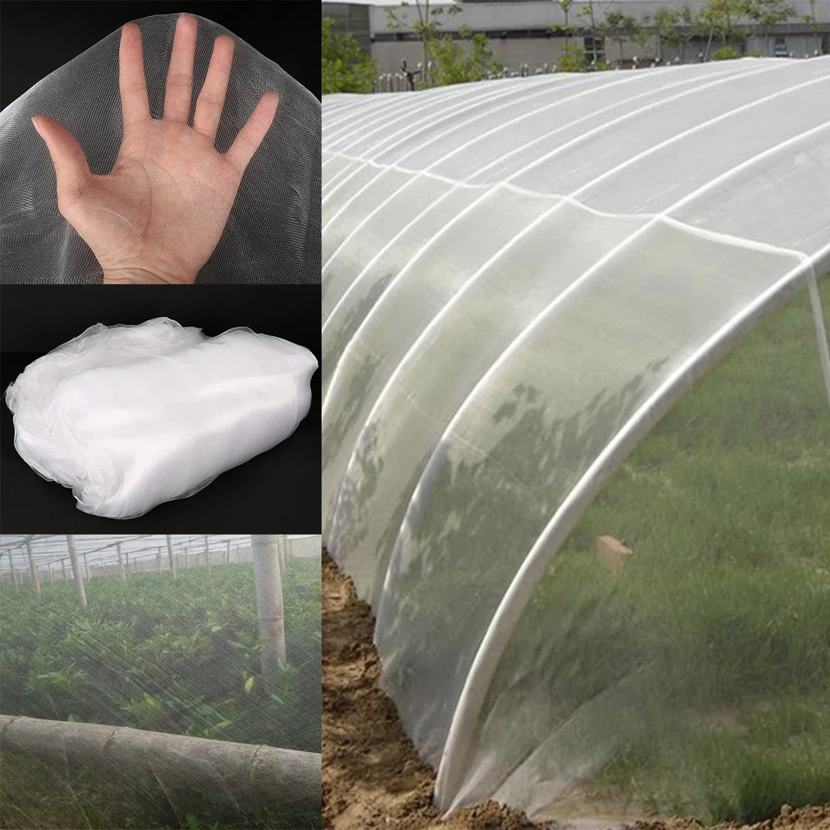 Garden Insect Protection Net Garden Vegetable Heavy Duty Woven Mesh Pests Control Anti-Bird Supplies Protecting Plants Fruits
