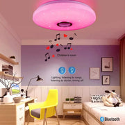 RGB Smart Ceiling Light LED Interior Home Decorative Light Luster Dimming Remote Control WIFI Living Room Ambient Light Party