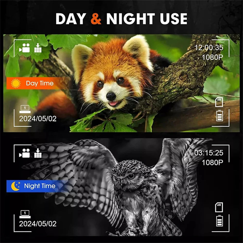 GTMEDIA N4 Night Vision Binoculars Infrared Night-Visions Device 1080P 5X Digital Zoom Head Mount Goggles Day/Night Use Outdoor