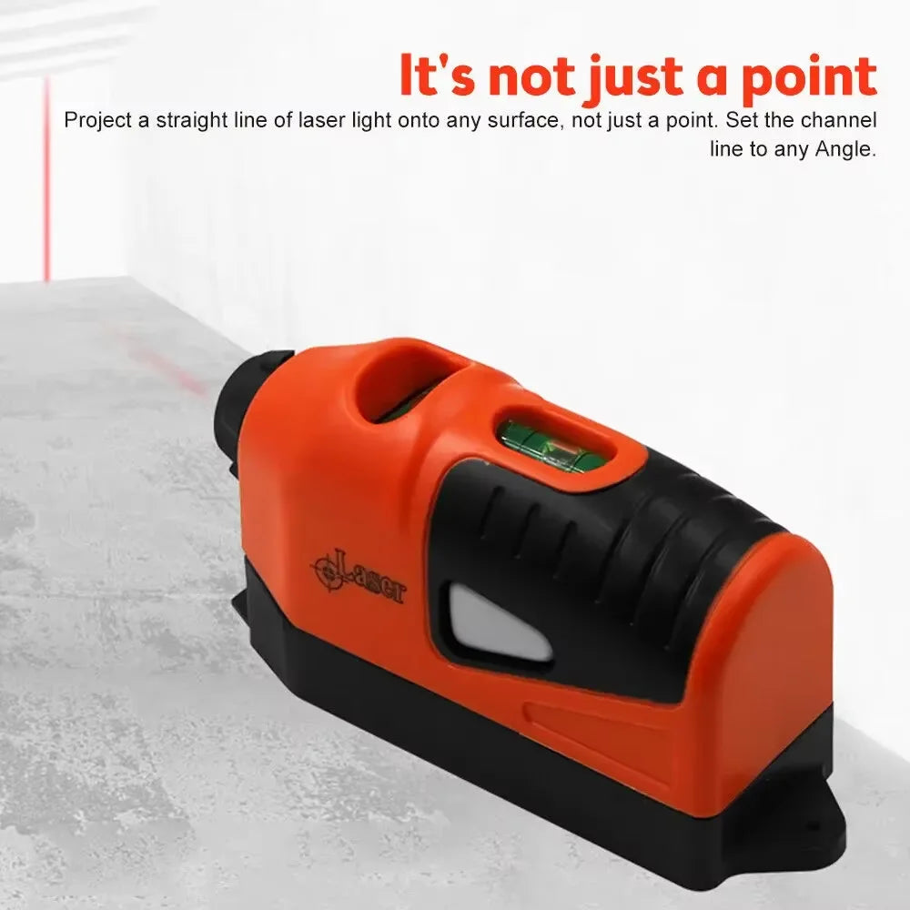 Mini Portable Laser Level Vertical Spirit Level Tool Laser Level Vertical Horizontal Laser Line Projection Measuring Tools