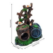 Fish Tank Artificial Bridge Resin Landscape Decoration Bridge Aquarium Equipment Accessories Ornament Cave Aquatic Pet Fish