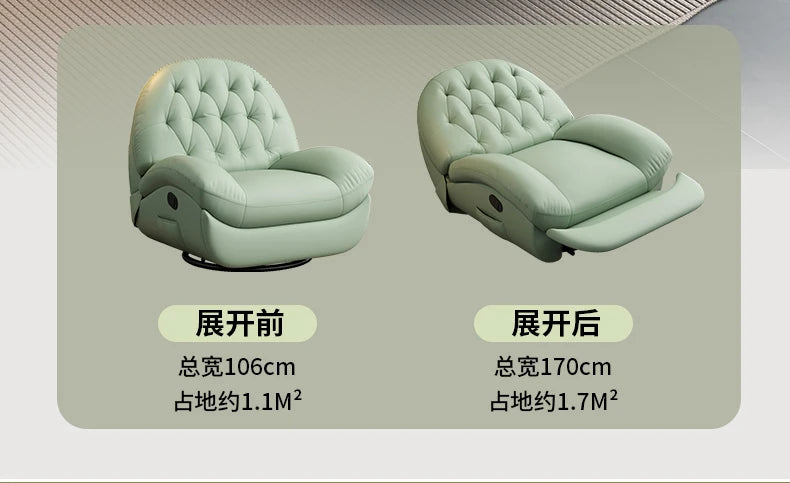 Lazy Single Living Room Sofas Modern Armrest Modern Reading Living Room Reclining Wall Muebles Para El Hogar Home Furniture