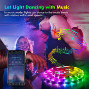 Smart Led Lights Strip TV Smart Bedroom Lighting Bluetooth Usb Led Strip Rgb 5V Adhesive Led Tape 5050 Wall Room Decoration