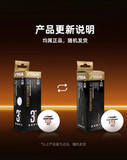 STIGA 3 Stars 40+ Table Tennis Balls ITTF ABS New Material Seamed Ping Pong Balls High Elasticity Durable Training Match Balls