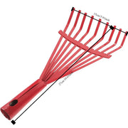High-carbon Steel Rake Leaf Rake Fallen Leaves Rake Garden Lawn And Yard Metal Rake Farm equipment Tools