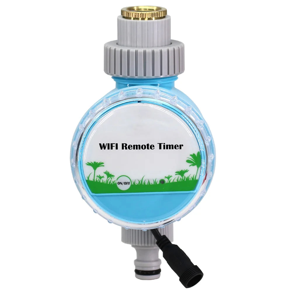 WiFi Wireless Garden Water Timer Smart Phone Remote Controller Home Greenhouse Outdoor Irrigation Automatic Kit Built-in Gateway