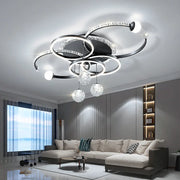 Living room main lamp chandelier New light luxury bedroom lamps Modern simple crystal living room lamp ceiling light