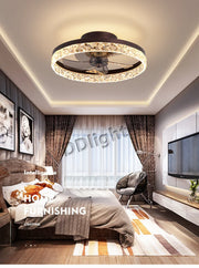 Modern New Smart LED Ceiling Fan Lights Remote Control Dimmable Bedroom Decor Ventilador Lamp Living Dining Room Indoor Lighting