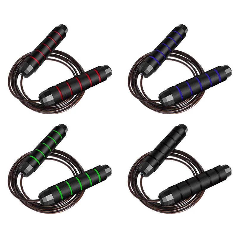 Sports Jump Rope Gym Fitness Home Exercise Professional Skipping Speed Steel Cable Adjustable Student Workout Jumping Ropes