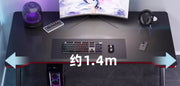 Gaming Desk for PC Desktop Computer Workstation Modern Office Desk Home Study Table Ergonomic Computer Desk for Students and