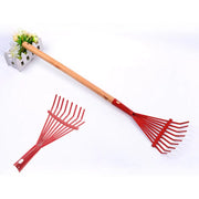High-carbon Steel Rake Leaf Rake Fallen Leaves Rake Garden Lawn And Yard Metal Rake Farm equipment Tools