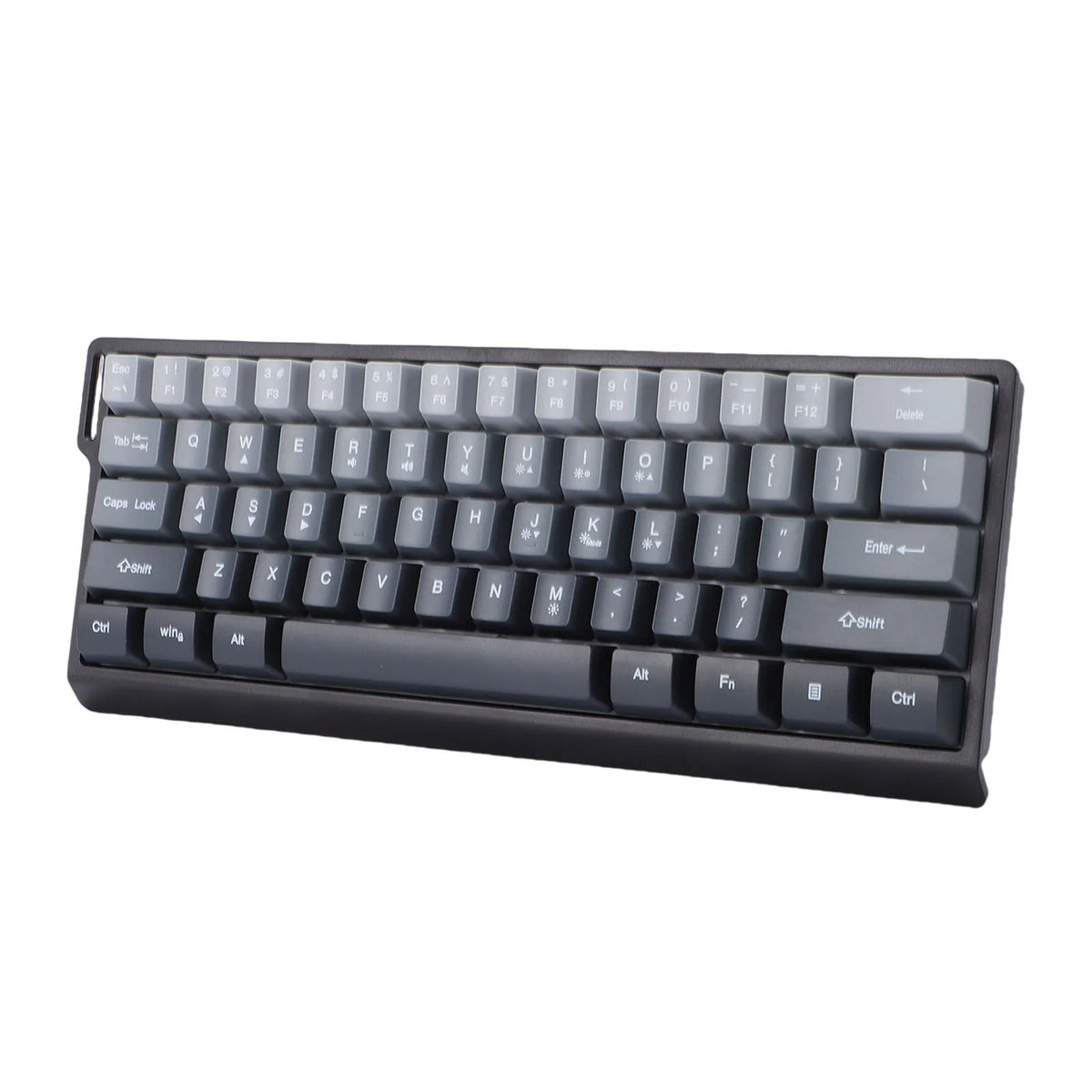 61 Keys Wired Gaming Keyboard 60 Percent RGB Backlit Compact Gaming Keyboard with Lanyard for Laptop PC 61 Keys Gaming Keyboard