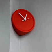 Living Room Silent Wall Clocks Simple Non-Ticking Punch-Free Corner Wall Clock Bedroom Technology Luxury Art Home Decoration