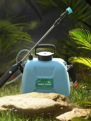 Electric Sprayer, 5L Electric Garden Sprayer, 2400mAh Sprayer 3 Nozzles Mist Sprayer, USB Rechargeable Handle, Retractable Wand