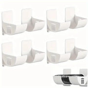 Set of 2 Cabinet Door Organizers, Space-Saving Trash Bag And Cling Film Holder | Under-Cabinet Installation for a Tidy Kitchen