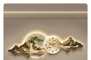 Living Room Wall Clocks Art Mural Luxury Large Aesthetic Modern Wall Watch Creative Large Silent Reloj De Pared Home Decoration