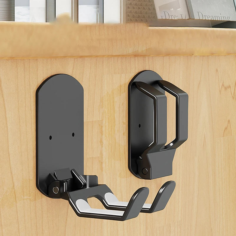 Wall Mounted Gaming Headset And Controller Bracket Base - No Punching Easy Install Storage Rack for Game Accessories