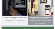 HOMSECUR 4 Wire Tuya Smart APP HD Video House Door Phone Kit with 7" Touch Screen Monitor IP65 Doorbell Camera Record Snapshot