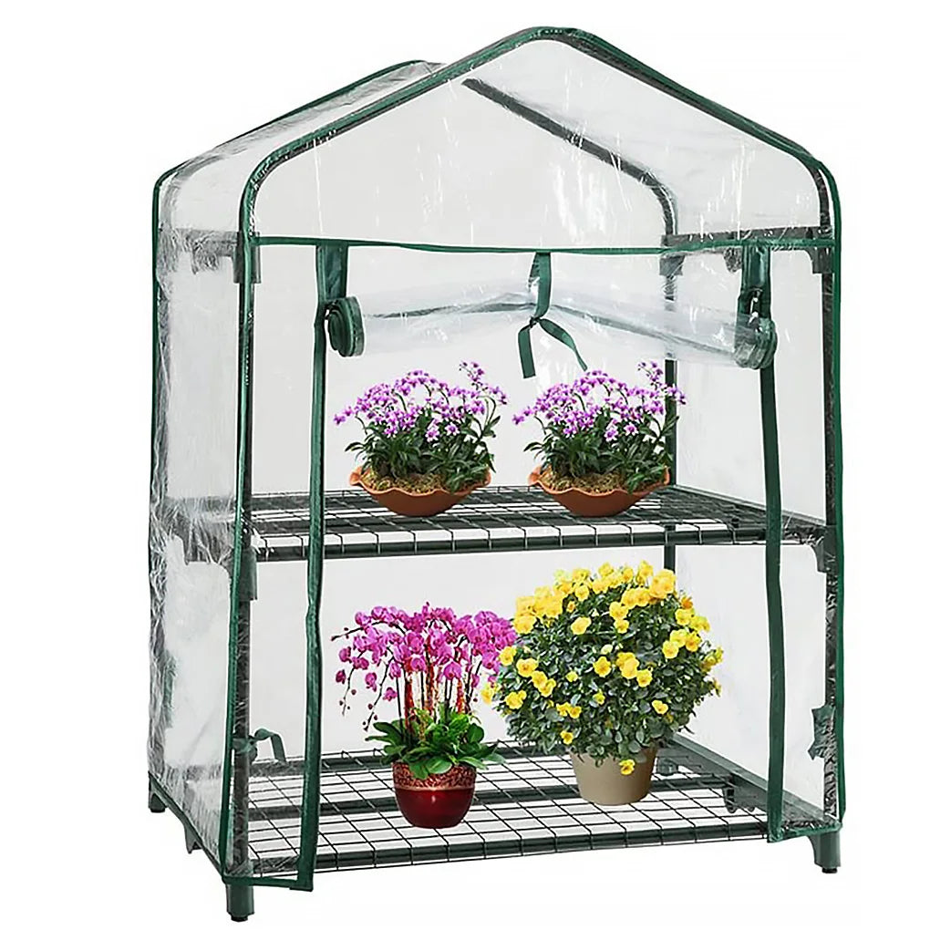 3/4/5 Tiers Garden Greenhouse Cover Plant Flower Growth House Heat Retaining PVC Waterproof Cover Garden Wear-resistant