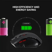 2.4G Wireless Mouse with USB Receiver Ergonomic Optical Mouse Universal Compatibility Computer Gaming Mouse Gift for PC Laptop