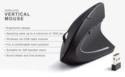 Wireless Bluetooth Vertical Mouse 800/1200/1600 DPI 6 Button Personalised Side Grip Ergonomic 2.4G Mute Gaming PC Computer Mouse