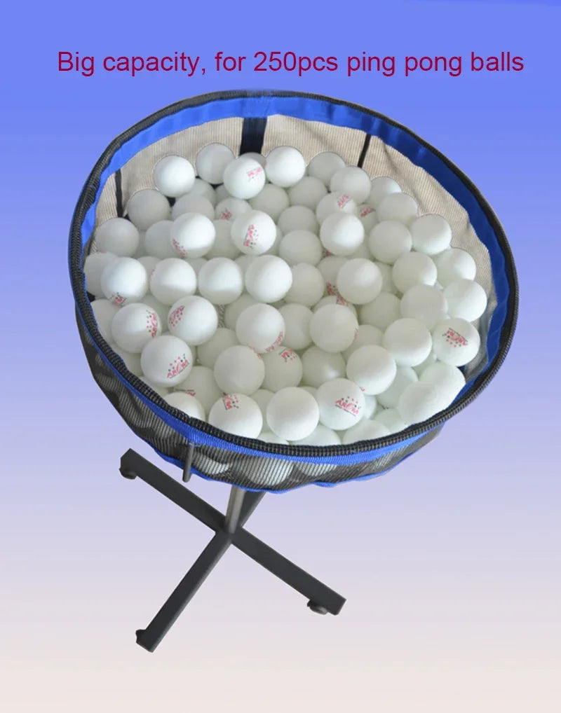 Table tennis Training Device Dedicated Multi-ball Basket Collector Set Moving Multi-ball Storage Basin Tennis Accessories