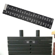 1pc Fitness Equipment Weight Stickers 4.5/7-91/120kg 5-103kg 5-162.5kg Weight Stack Labels Sticker Gym Counterweight Block Parts