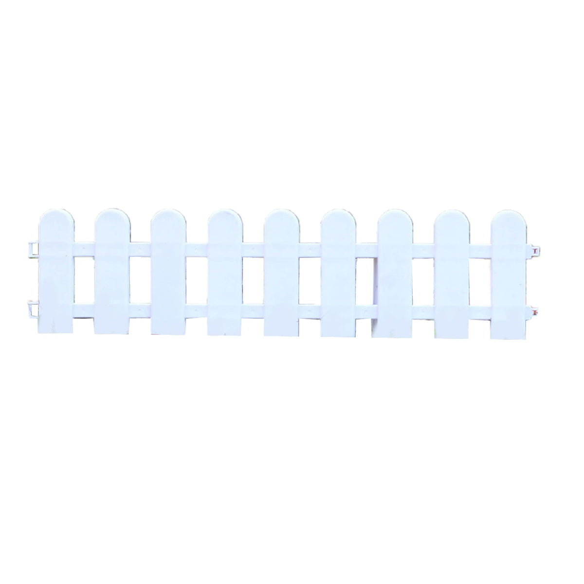 Plant Borders White Edgings Garden Picket Fence Ornamental Grass Lawn Flowerbeds Plant Borders for Indoor and Outdoor Villas