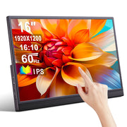 Touchscreen Portable Monitor 16/15.6/14/11.6 inch Gaming Laptop Extension Display Travel Monitor for Raspberry Pi/Laptop/PS3/PS4