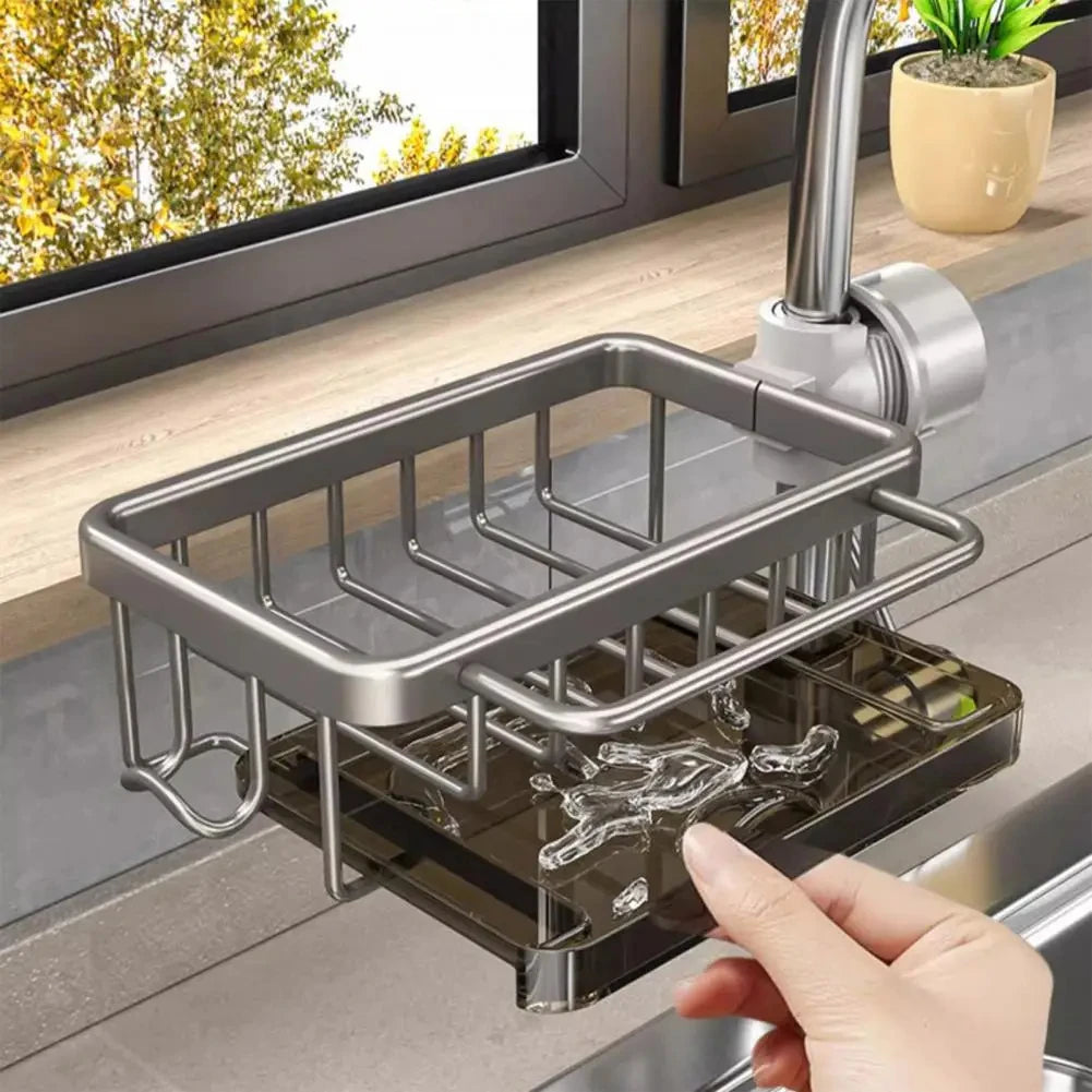 Kitchen Sink Faucet Storage Rack Dishwasher Vegetable Sink Supplies Household Drain Basket For Bathroom Gadget