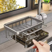 Kitchen Sink Faucet Storage Rack Dishwasher Vegetable Sink Supplies Household Drain Basket For Bathroom Gadget