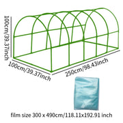 Garden Greenhouse Nursery Plant Cover Tent Fruit Flowers Growing Protection Easy Installation for Home Patio Outside Backyard