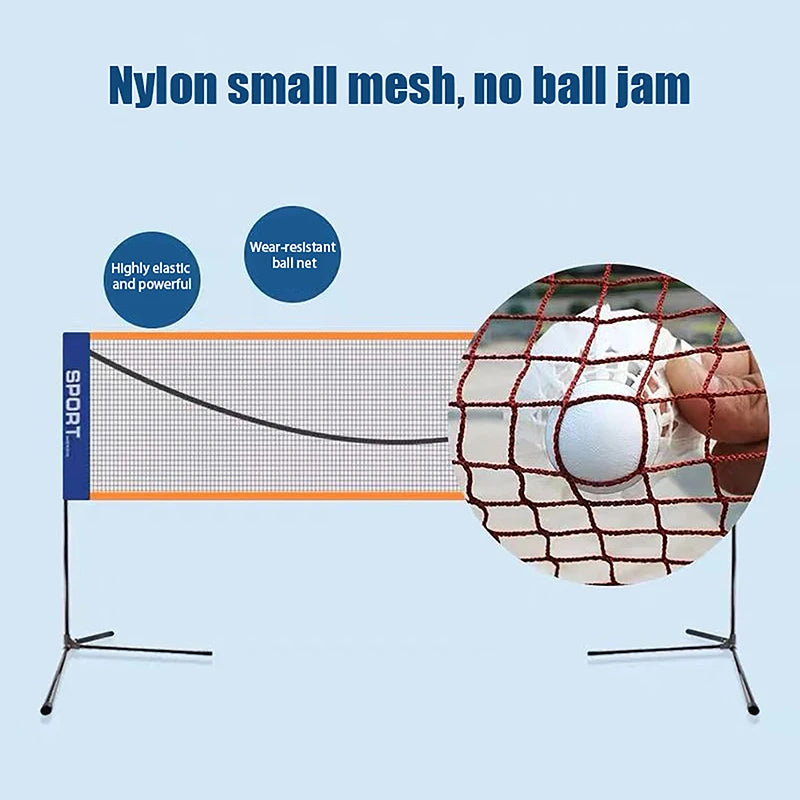 Train Like a Pro: Easy Setup 3.1/4.1/5.1/6.1m Outdoor Tennis Net - Perfect for Volleyball and Badminton Sports Training