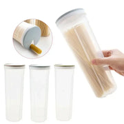 Food Storage Container for Multifunction Pasta, Noodle, Grain, Cereal, Bean, Rice, Kitchen Seasoning, Sealed Box, Food Canister