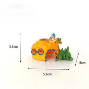 Aquarium Decoratations Fish Tanks Accessories for Fish Shrimp Hiding Shelter Simulation PVC Mini Mushroom Conch House Ornaments