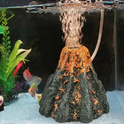 Aquarium Accessories Resin Crafts Simulation Artificial Volcano Rockery Fish Tank Decor Pet Supplies Ornament   Home Decoration