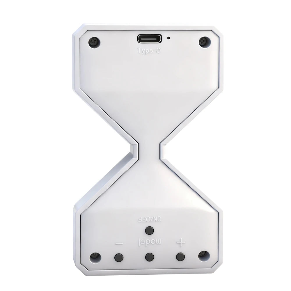 Electronic Gravity LED Sensing Hourglass Timer Home Desktop Decompression Ornament DIY Digital Small Sand Timer For Office Decor