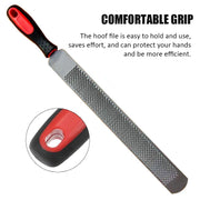Horseshoe File Anti-slip Handle Double Side Carbon Steel Hoof Rasp Horse Hoof Trimming Tools Sanding Wood Equestrian Accessories