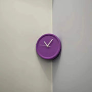 Living Room Silent Wall Clocks Simple Non-Ticking Punch-Free Corner Wall Clock Bedroom Technology Luxury Art Home Decoration