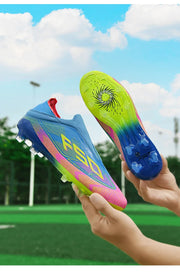 Men Women Soccer Shoes Society Professional Ultralight Cleats Indoor Football Shoes Training Outdoor Football Boots Resistant