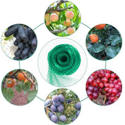 Garden Netting Green Woven Mesh Protect Plants Fruits Flowers Trees Stretch Fencing Durable Net Stops Birds Deer Animals