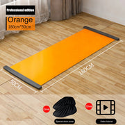 Yoga Practice Mat Pilates Sport Fitness Sliding Mat w/ Anti-Slip Layer Low-Impact Exercise Mat For Balance Training Core Workout