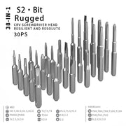 Electric Screwdriver Set Precision Power Tool Kit  Rechargeable With LED Light 30 Bits For PC Mobile Phone Repair Tools DIY Hand
